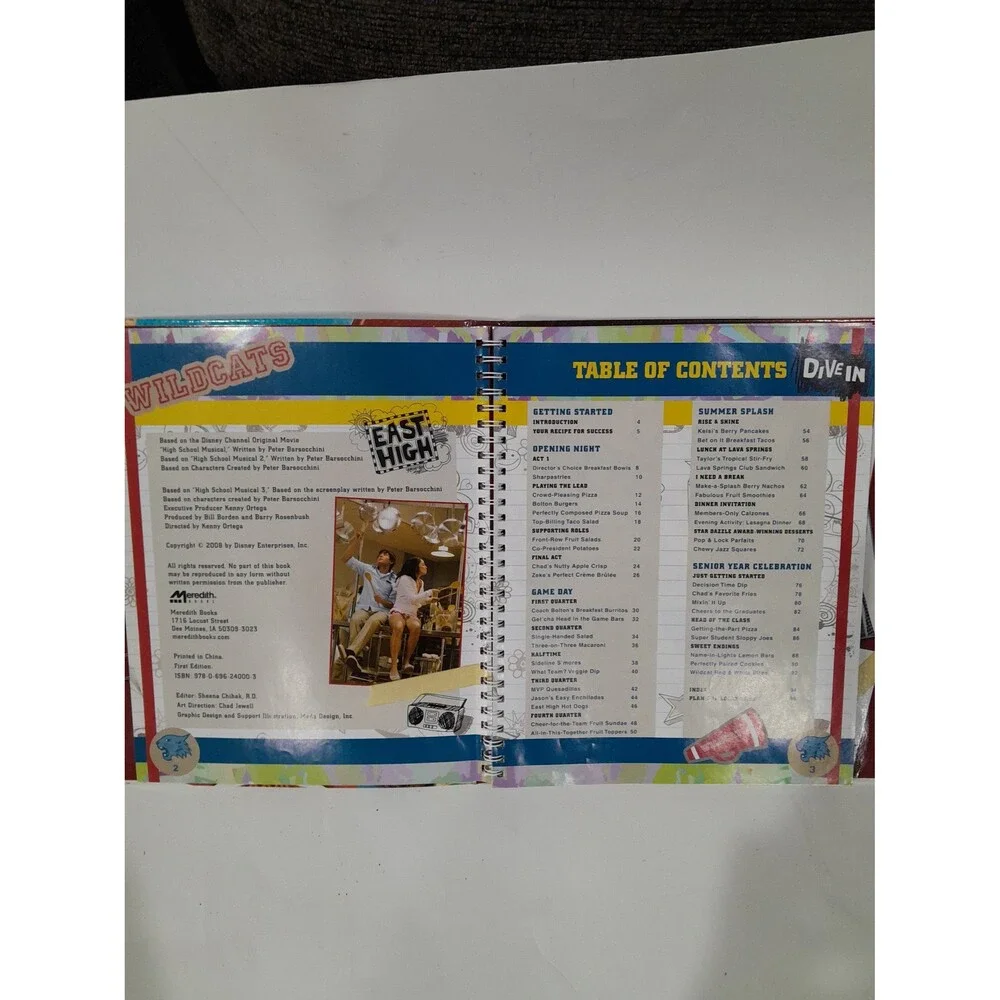 High School Musical Cookbook 2008
